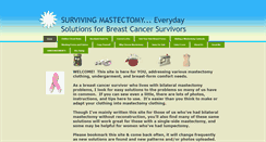 Desktop Screenshot of mastectomysolutions.com